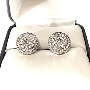 NWOT • Rhinestone Bezel Earrings